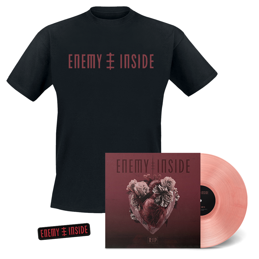ENEMY INSIDE 'R.I.P.' LP Pink + T-Shirt Bundle